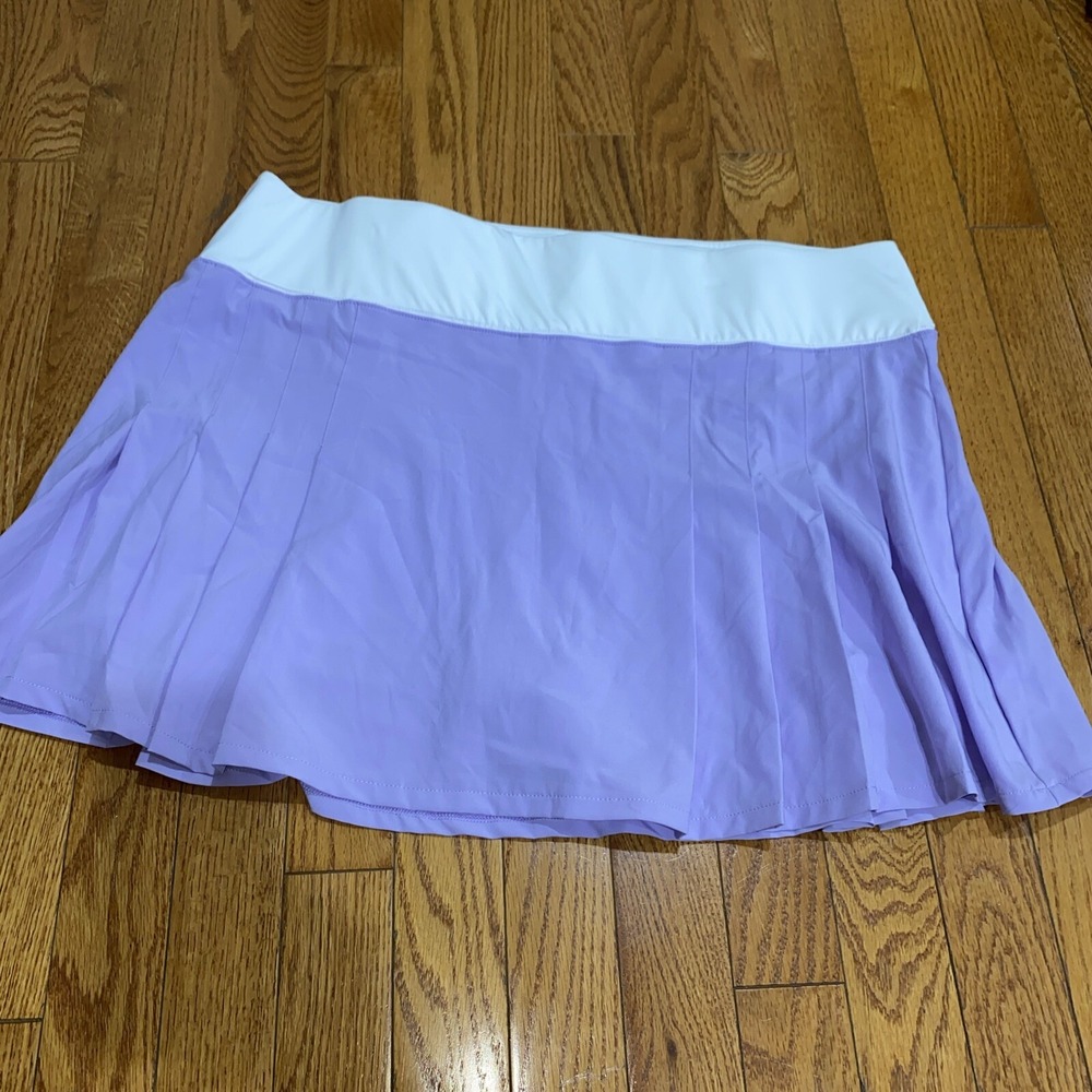 Prince Pickleball Tennis Pleated Skort XL Purple White